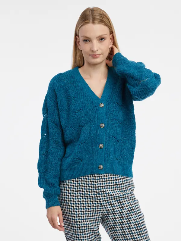 Orsay Orsay Blue Women's Cardigan - Women's