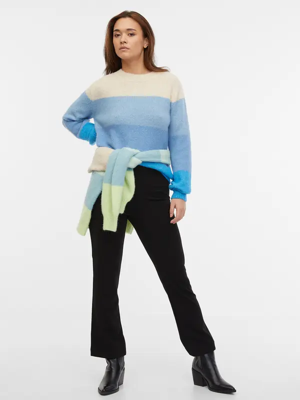Orsay Orsay Blue Women's Striped Sweater - Women's