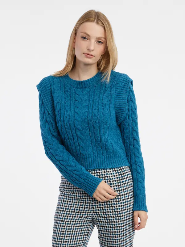 Orsay Orsay Blue Women's Sweater - Women's