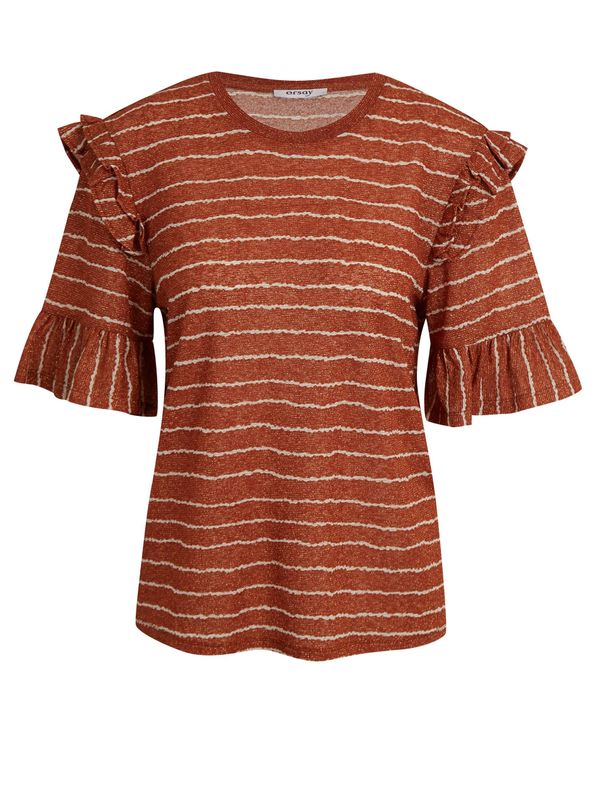 Orsay Orsay Brown Women Striped T-Shirt - Women