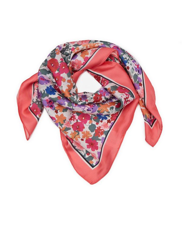 Orsay Orsay Coral Women's Floral Satin Scarf - Women