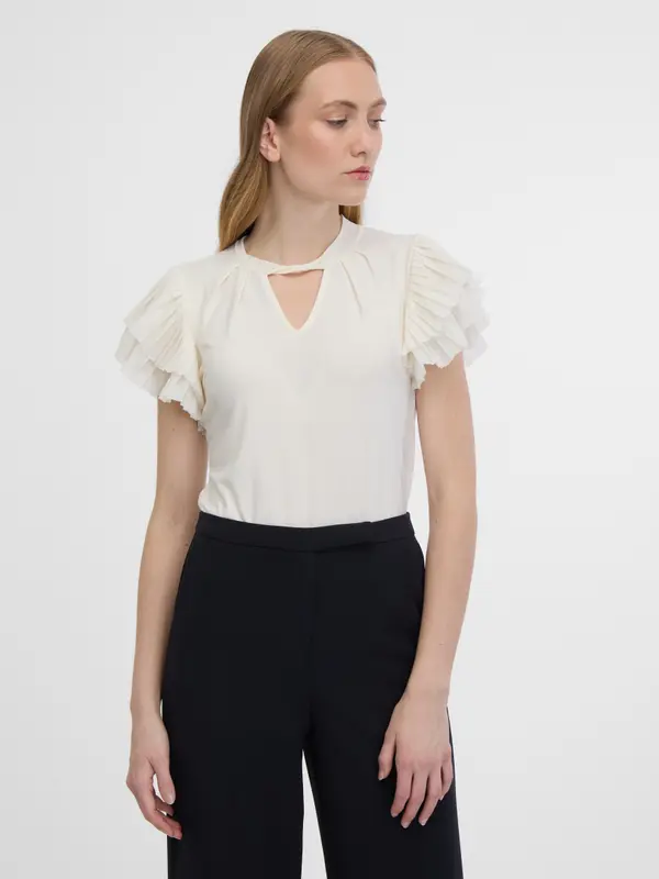 Orsay Orsay Cream Women's Blouse - Women's
