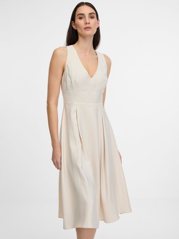 Orsay Orsay Cream Women's Dress - Women's