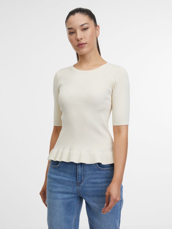 Orsay Orsay Cream Women's T-Shirt - Women