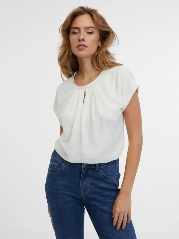 Orsay Orsay Cream Women's T-Shirt - Women's