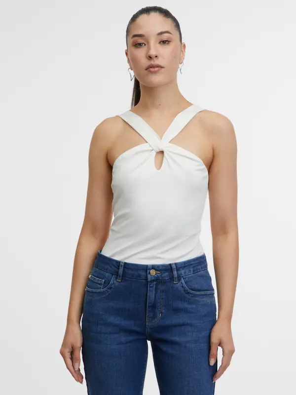 Orsay Orsay Cream Women's Top - Women's