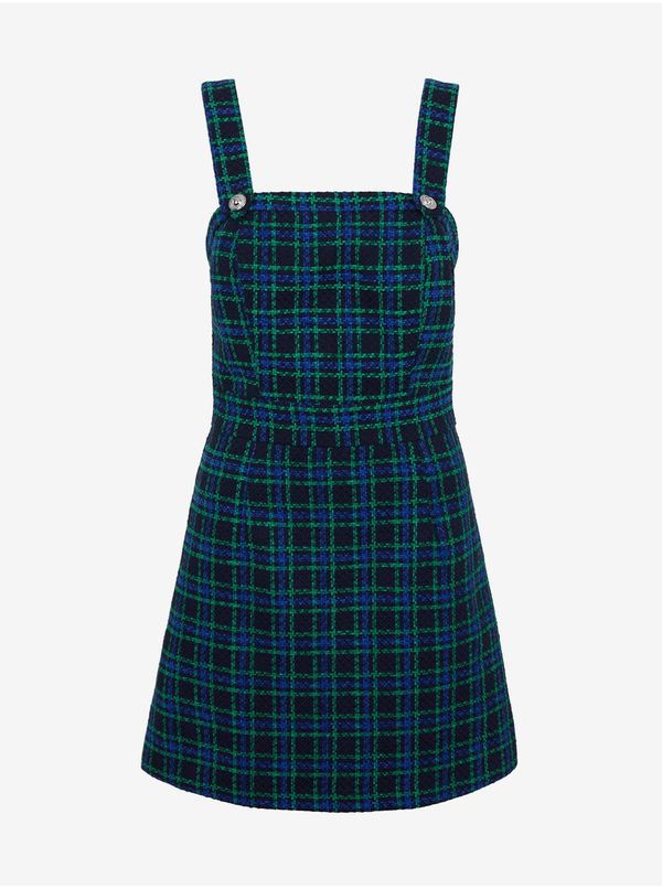 Orsay Orsay Dark blue ladies plaid dress - Ladies