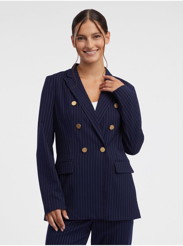 Orsay Orsay Dark blue ladies striped jacket - Ladies