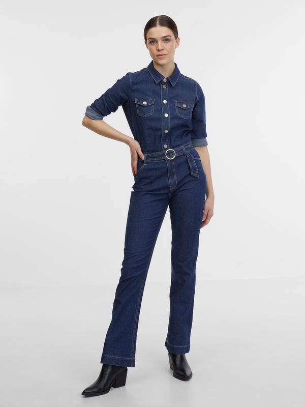 Orsay Orsay Dark blue Womens Denim Overall - Women