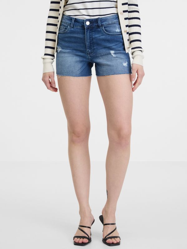 Orsay Orsay Dark Blue Womens Denim Shorts - Women