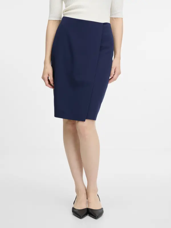 Orsay Orsay Dark Blue Women's Sheath Skirt - Women's