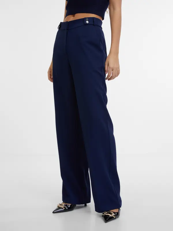 Orsay Orsay Dark Blue Women's Trousers - Women's