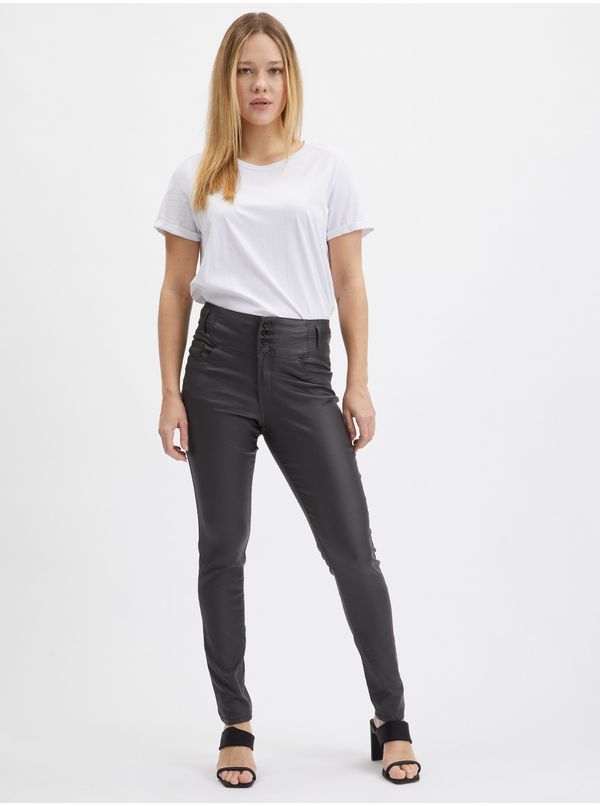 Orsay Orsay Dark gray women skinny fit pants - Women