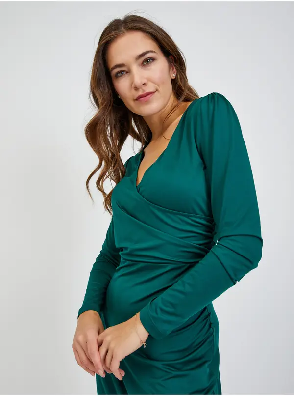 Orsay Orsay Green Womens Sheath obleka - ženske