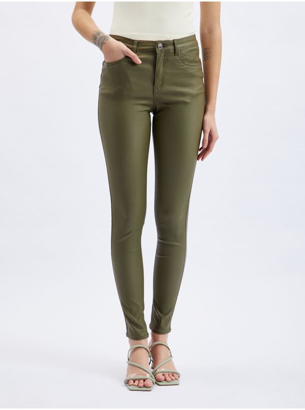 Orsay Orsay Khaki Womens Skinny Fit Pants - Women