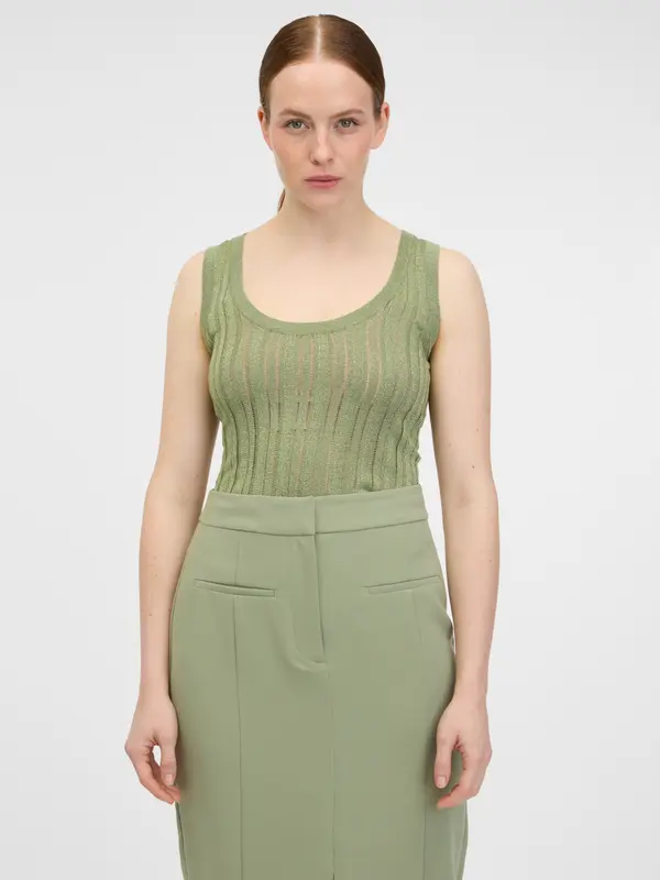 Orsay Orsay Khaki Women's Top - Ladies