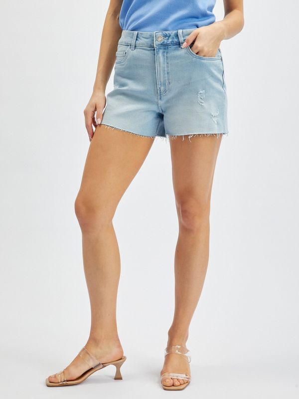 Orsay Orsay Light Blue Denim Shorts - Women