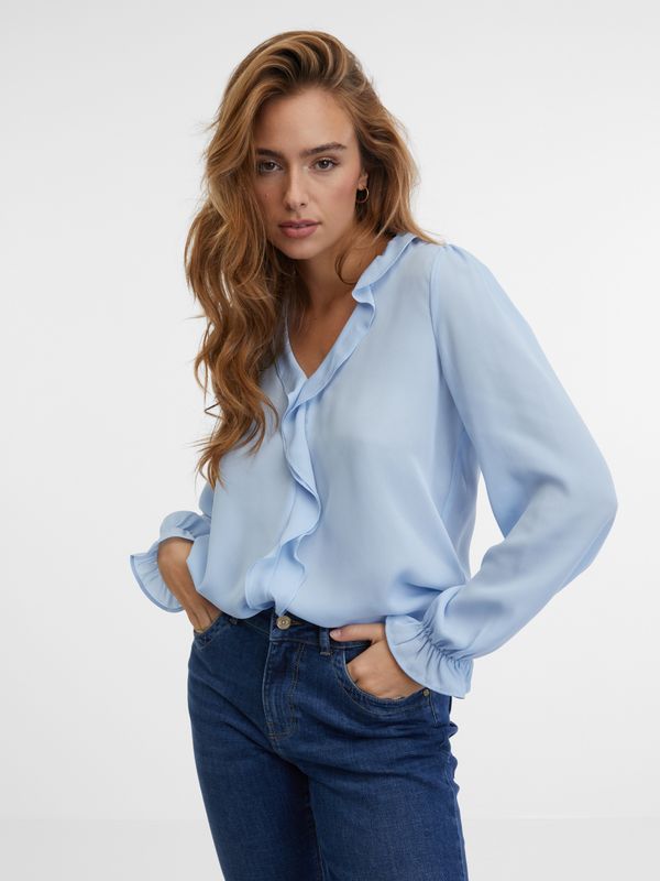 Orsay Orsay Light blue women's blouse - Women