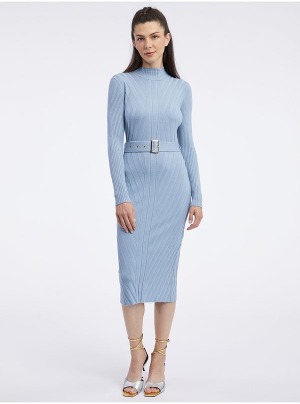 Orsay Orsay Light Blue Women's Knit Midi Dress - Women's