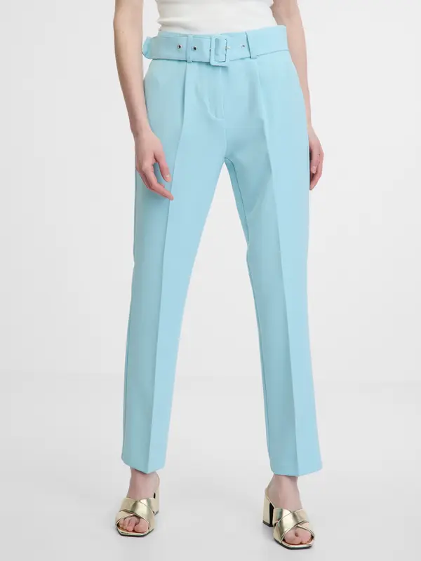 Orsay Orsay Light Blue Women's Trousers - Ladies
