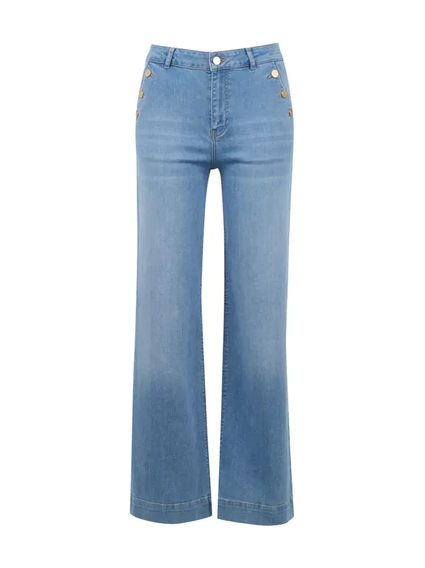 Orsay Orsay Light Blue Women's Wide Jeans - Women's