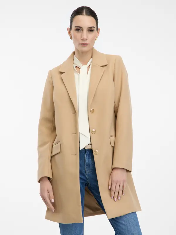 Orsay Orsay Light Brown Women's Coat - Women's
