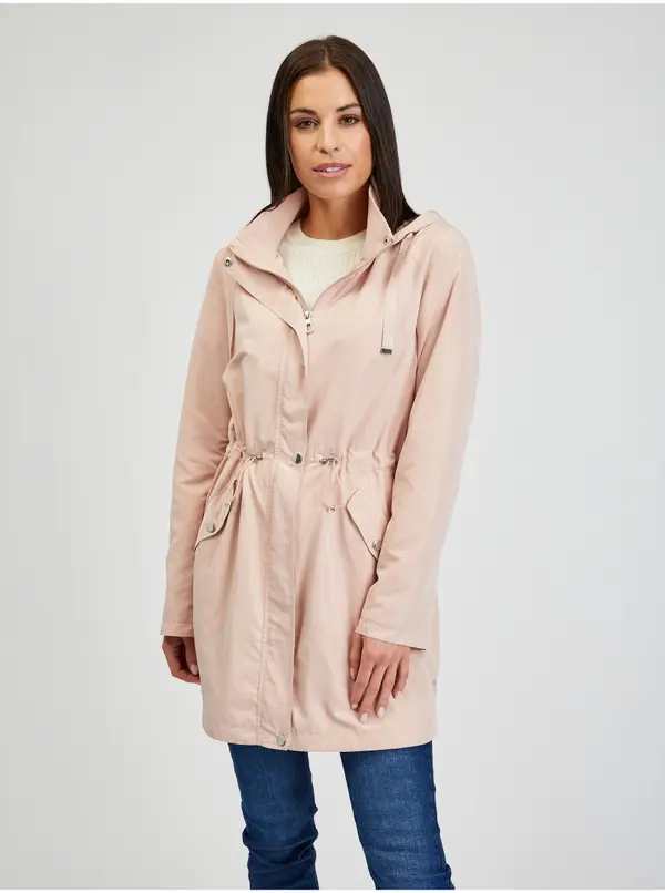 Orsay Orsay Light pink Ladies Parka Patrice - Ladies
