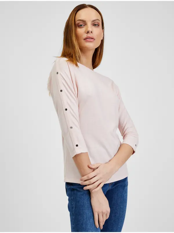 Orsay Orsay Light Pink Women's T-Shirt - Women's