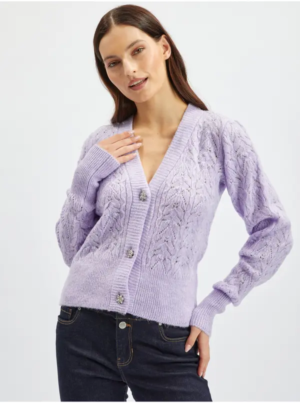 Orsay Orsay Light Purple Women's Cardigan - Women's