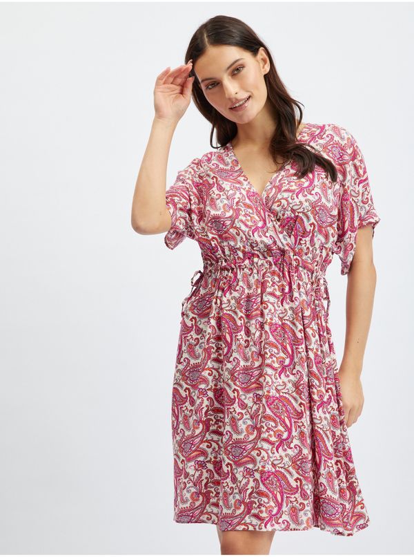 Orsay Orsay Pink Ladies Patterned Dress - Women