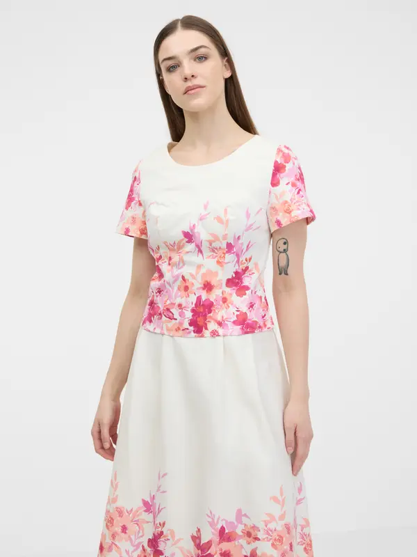 Orsay Orsay Pink Women's Floral Blouse - Women's