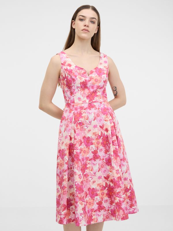 Orsay Orsay Pink women's floral dress - Women's