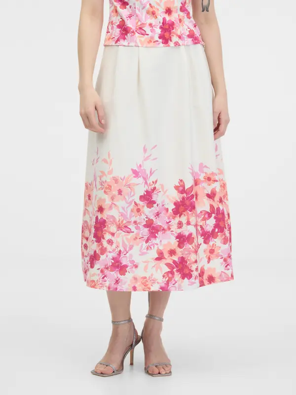 Orsay Orsay Pink Women's Floral Skirt - Women's