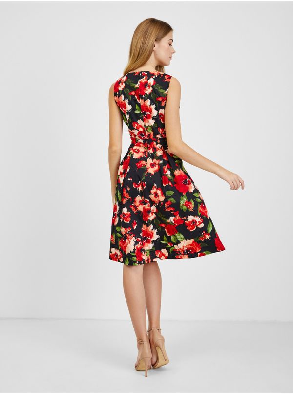 Orsay Orsay Red & Black Women's Floral Dress - Women