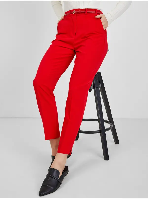 Orsay Orsay Red Women's Trousers - Ladies