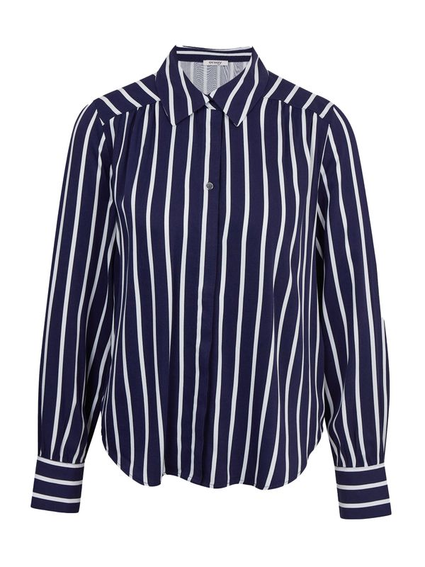 Orsay Orsay White-Blue Ladies Striped Blouse - Women