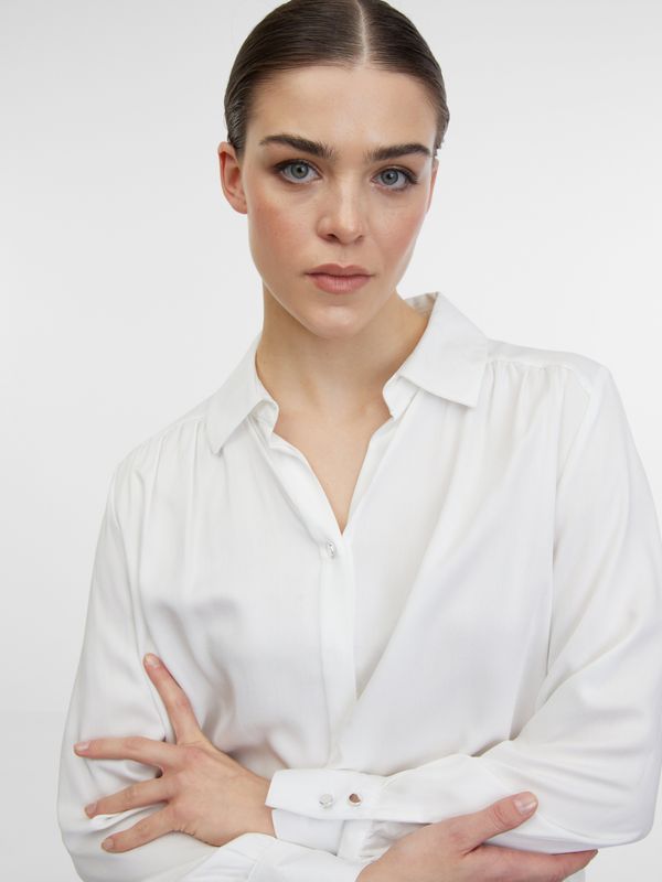 Orsay Orsay White Ladies Blouse - Ladies