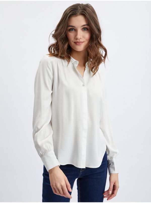 Orsay Orsay White Ladies Blouse - Ladies