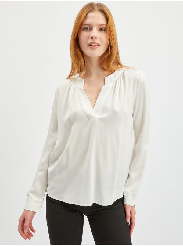 Orsay Orsay White Ladies Blouse - Ladies