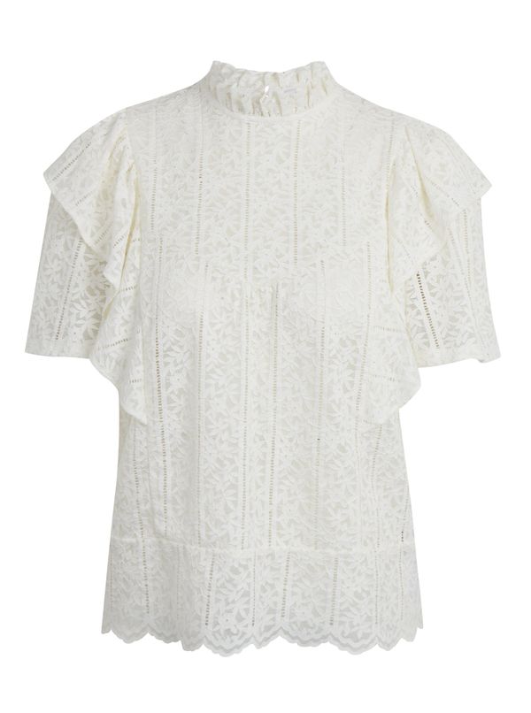 Orsay Orsay White Ladies Lace Blouse - Women