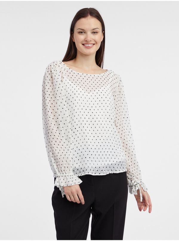 Orsay Orsay White Lady's polka Dot Blouse - Women