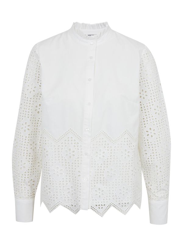 Orsay Orsay White Women's Blouse with Decorative Details - Women