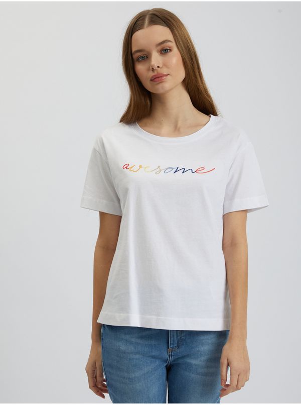 Orsay Orsay White Womens T-Shirt - Women