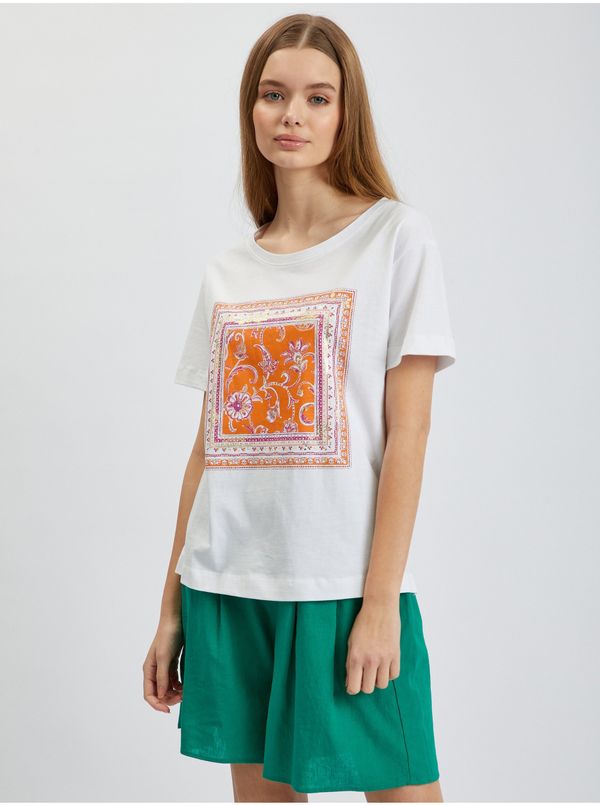 Orsay Orsay White Womens T-Shirt - Women