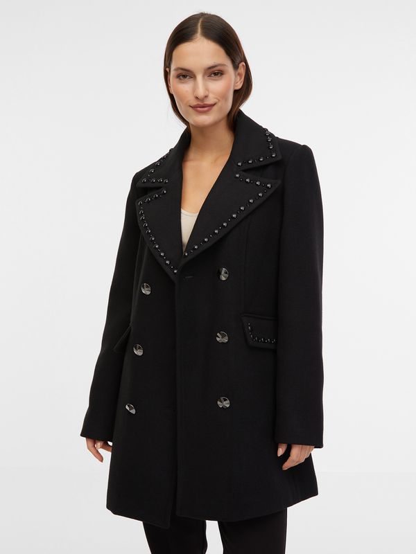 Orsay Orsay Women's black wool coat - Women