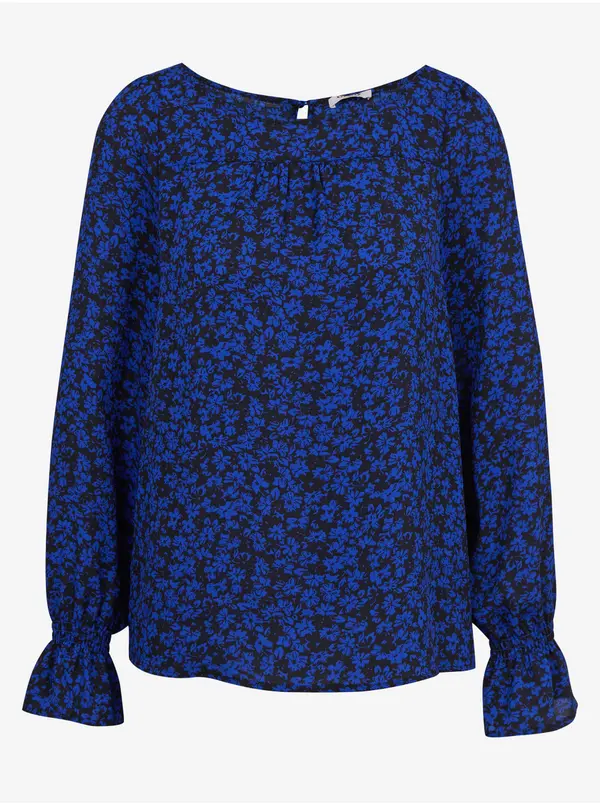 Orsay Orsay Women's Black/Blue Floral Blouse - Women's