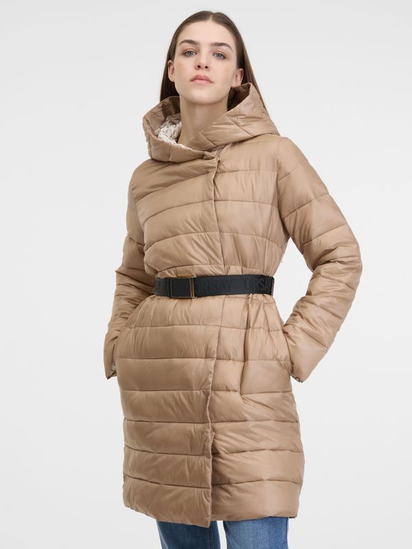 Orsay Orsay Women's Brown Quilted Coat - Women