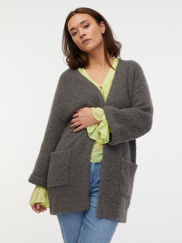 Orsay Orsay Women's Oversize Cardigan Dark - Women