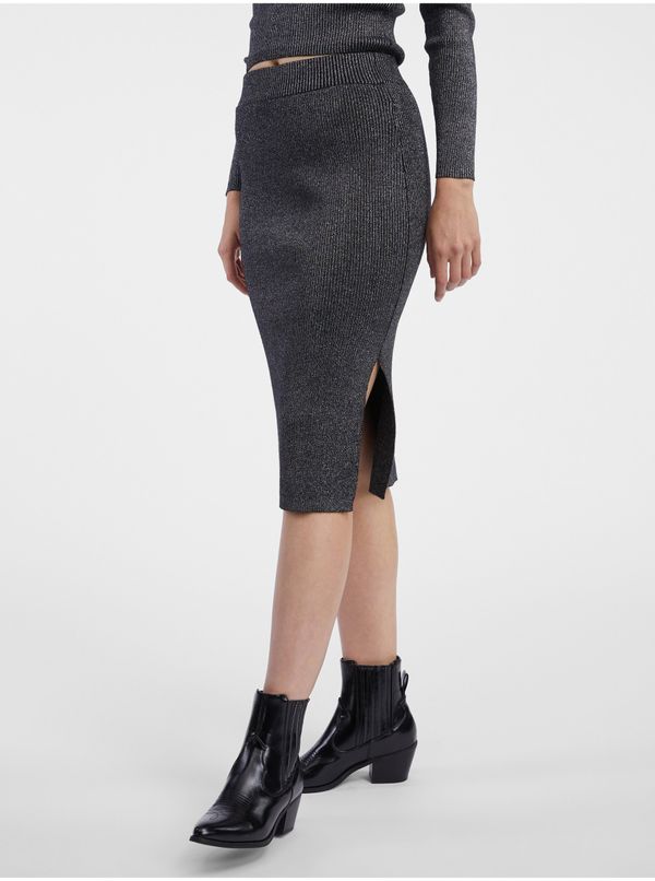 Orsay Orsay Women's Sweater Skirt Dark Grey - Women