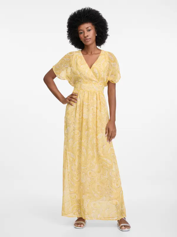 Orsay Orsay Yellow Women's Maxi Dress - Women's